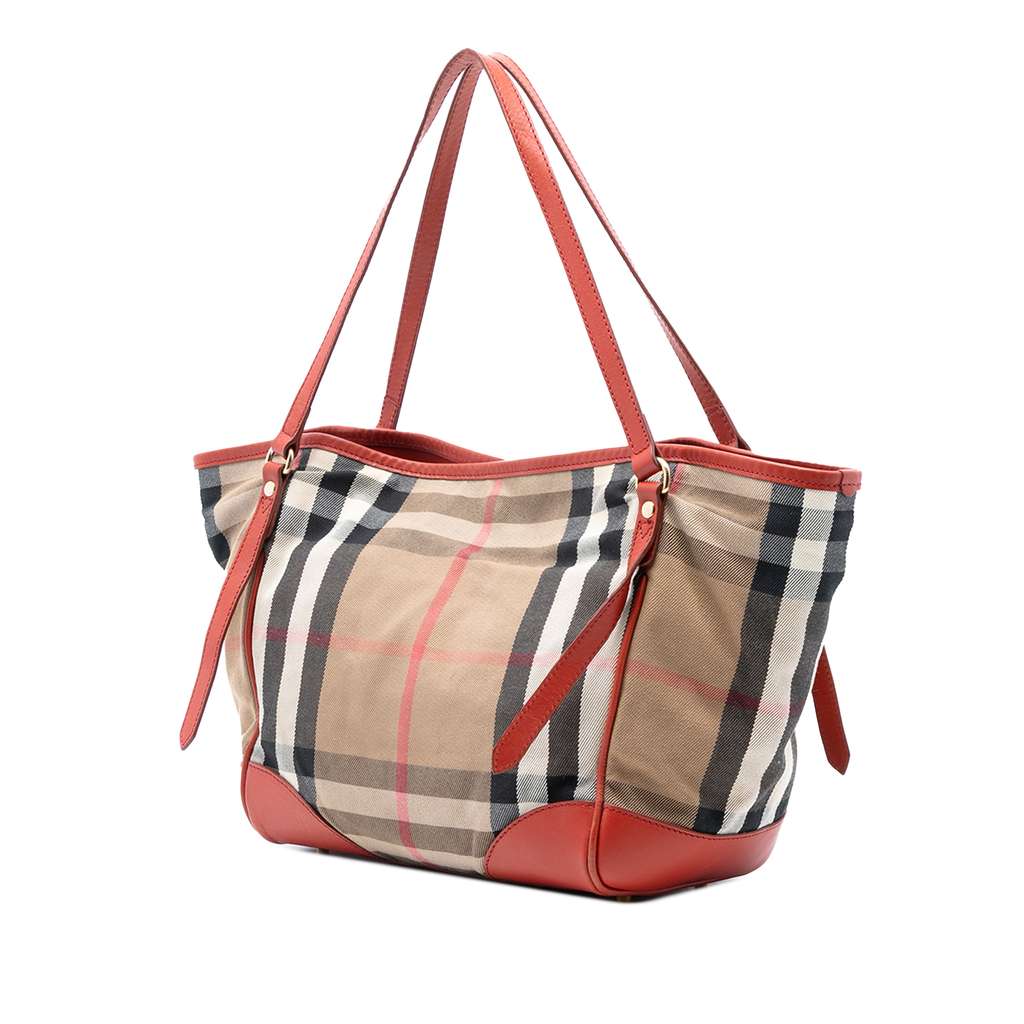 Burberry Small House Check Canvas Canterbury Tote - 2