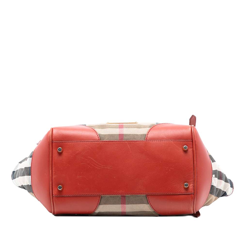 Burberry Small House Check Canvas Canterbury Tote - 3