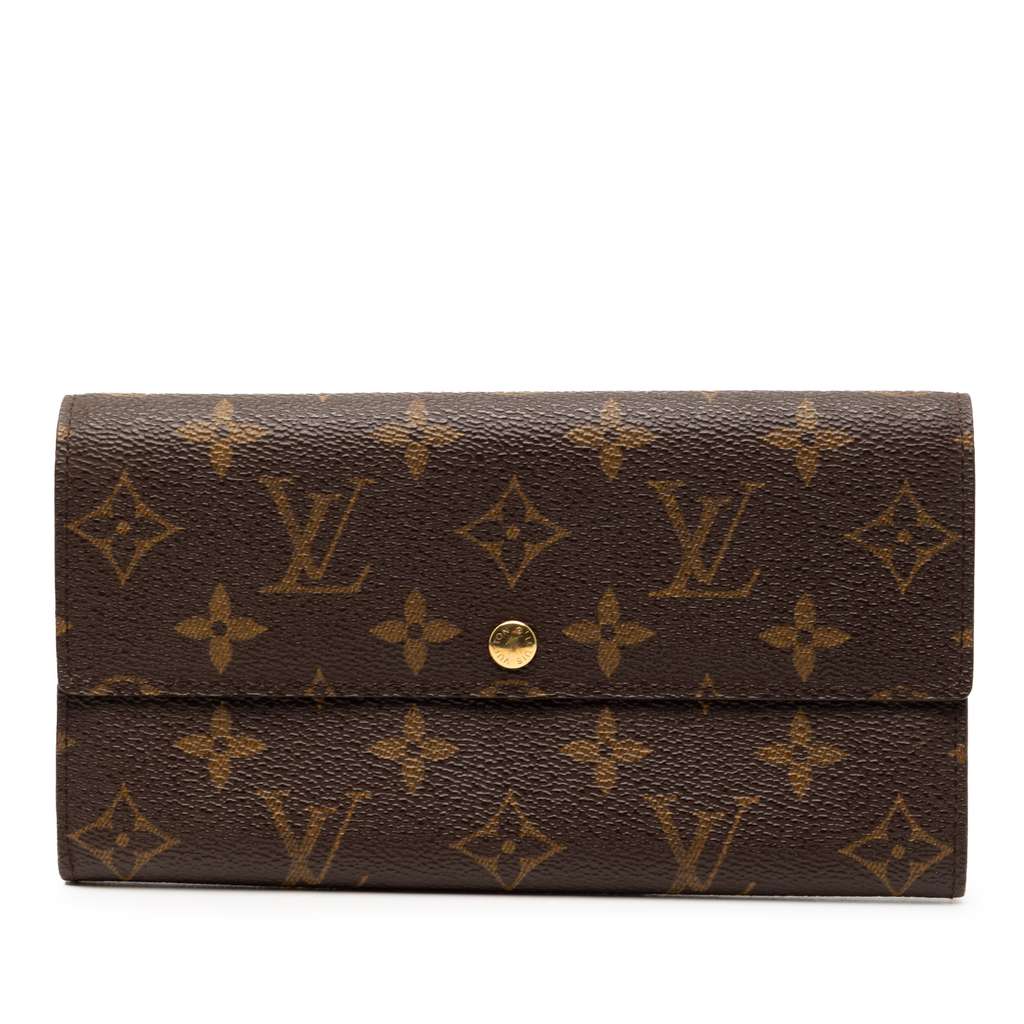 Louis Vuitton Monogram Sarah Long Wallet