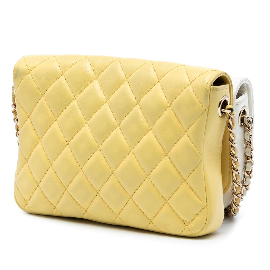 Chanel CC Quilted Lambskin Side Packs Flap - 2