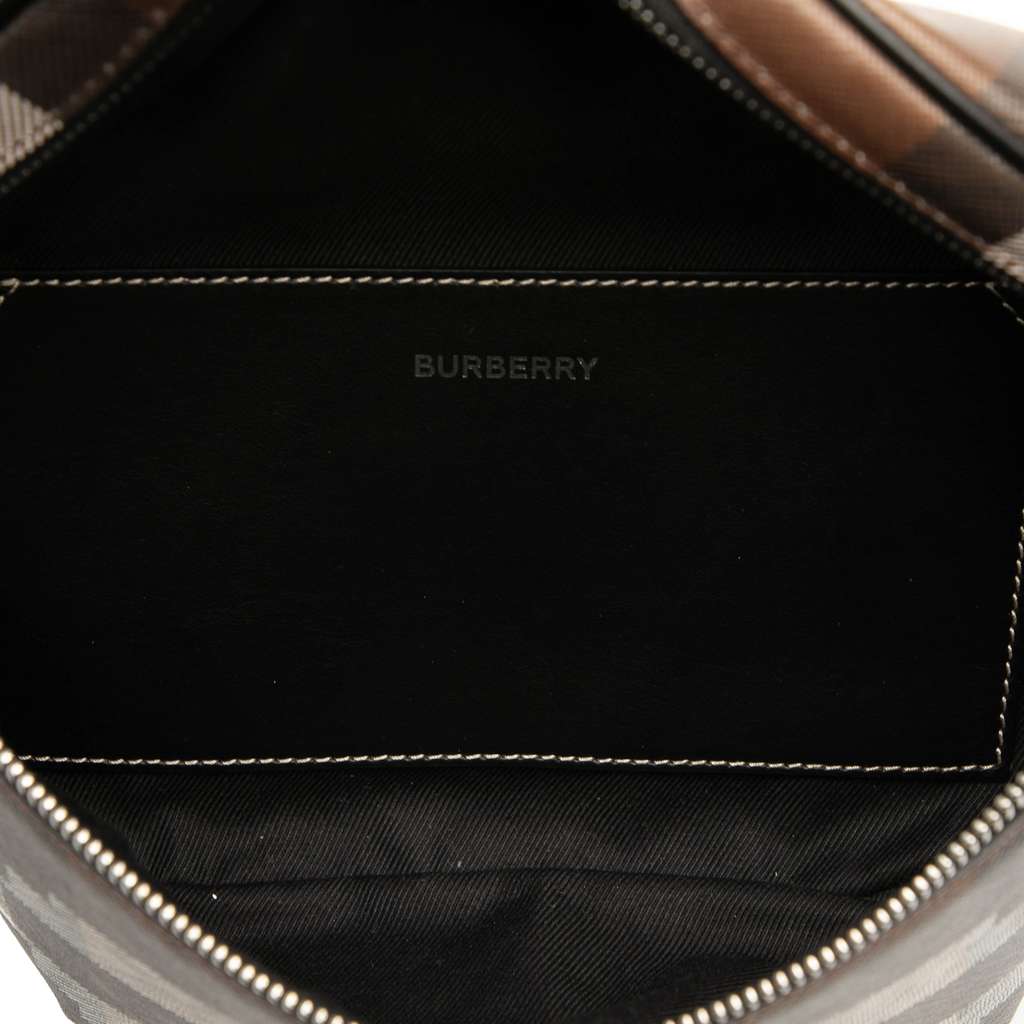 Burberry Geometric Check Coated Canvas Bum Bag - 4