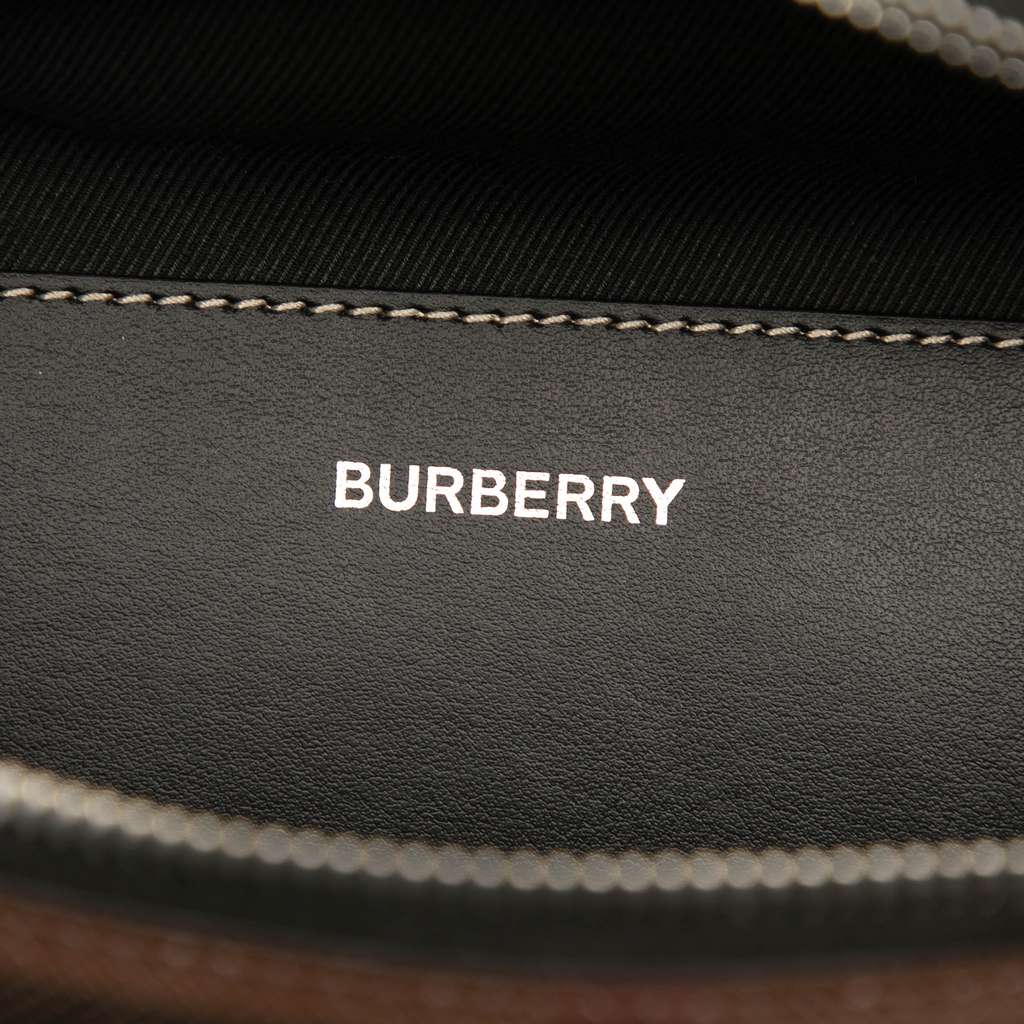 Burberry Geometric Check Coated Canvas Bum Bag - 5