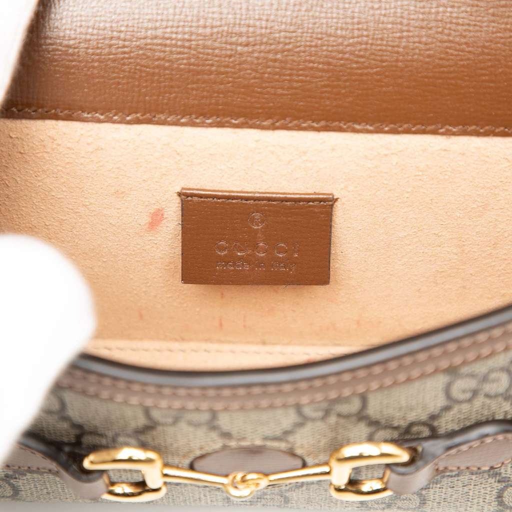 Gucci Mini GG Supreme Horsebit 1955 Crossbody - 5