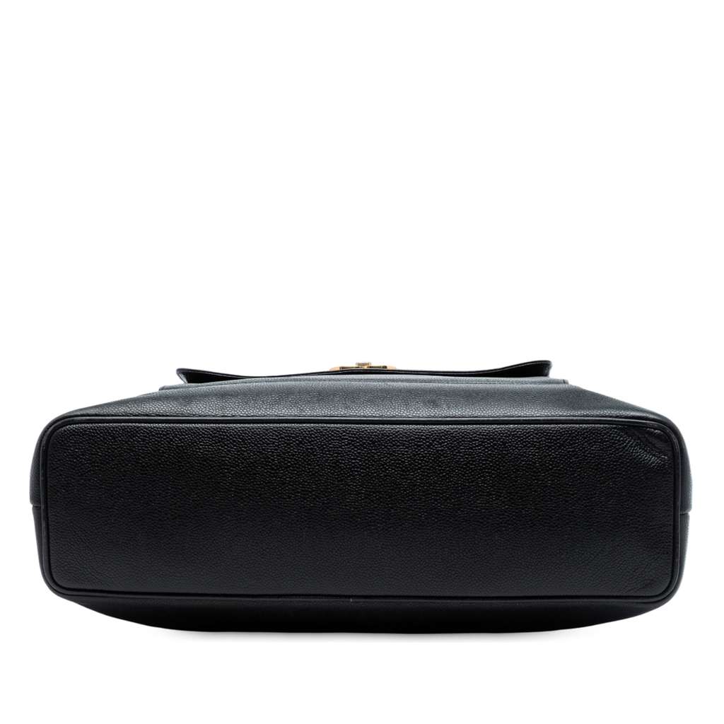 Chanel CC Caviar Front Pocket Tote - 3