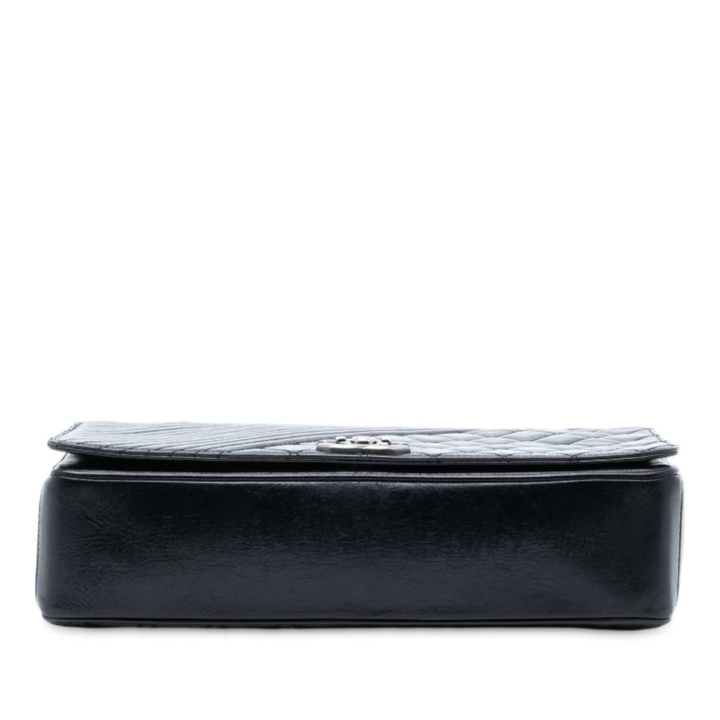 Chanel Large Glazed Calfskin Coco Boy Flap - 3