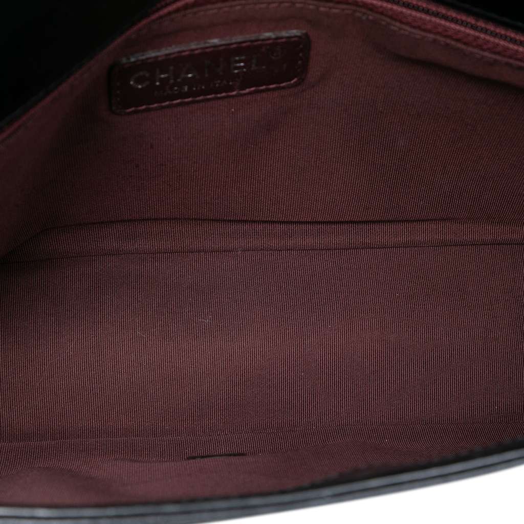 Chanel Large Glazed Calfskin Coco Boy Flap - 4