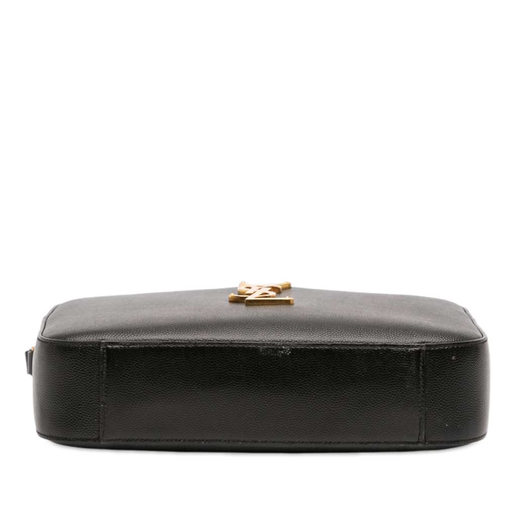 Saint Laurent Grain De Poudre Classic Monogram Crossbody - 3