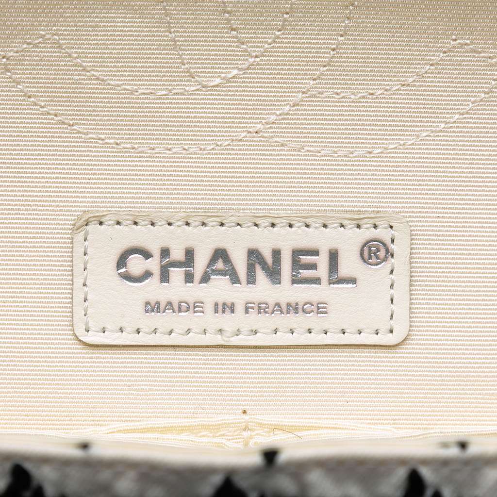 Chanel Medium Classic Embroidered Canvas Double Flap - 5