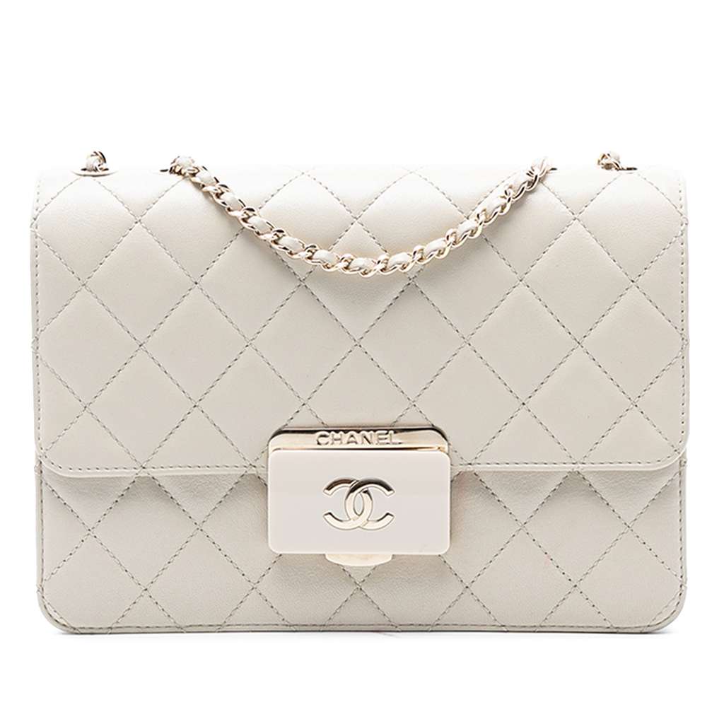 Chanel Quilted Lambskin Beauty Lock Flap