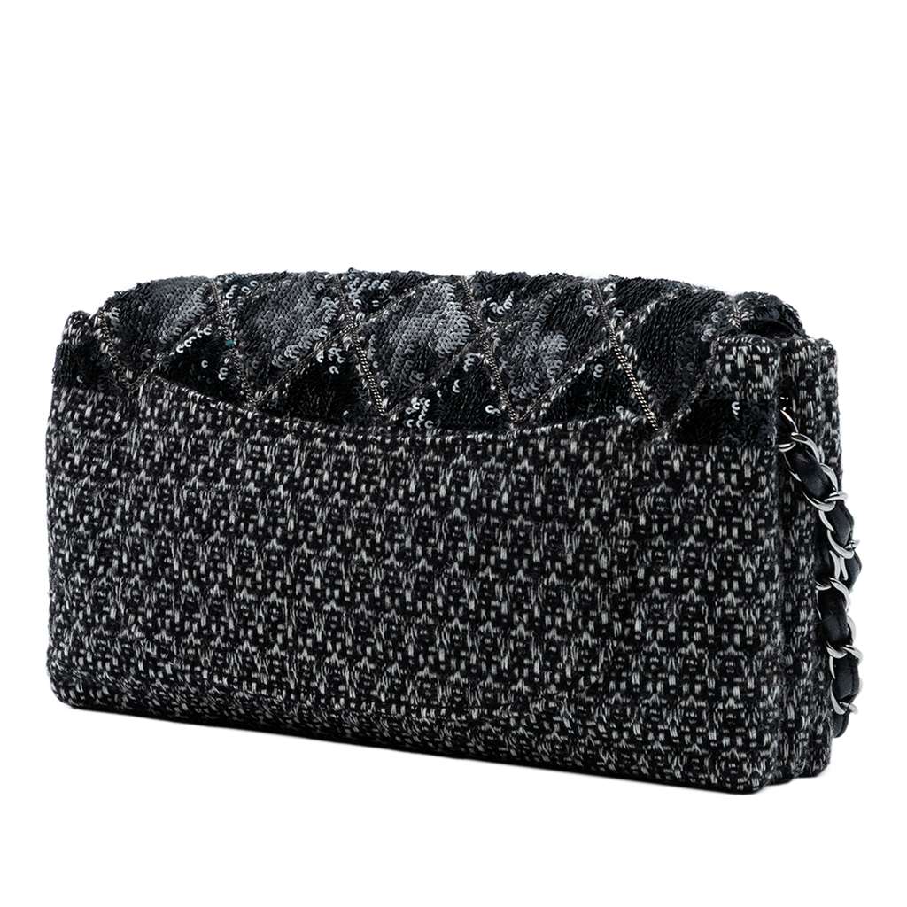 Chanel Large Tweed and Sequin Icons 3 Accordion Flap - 2