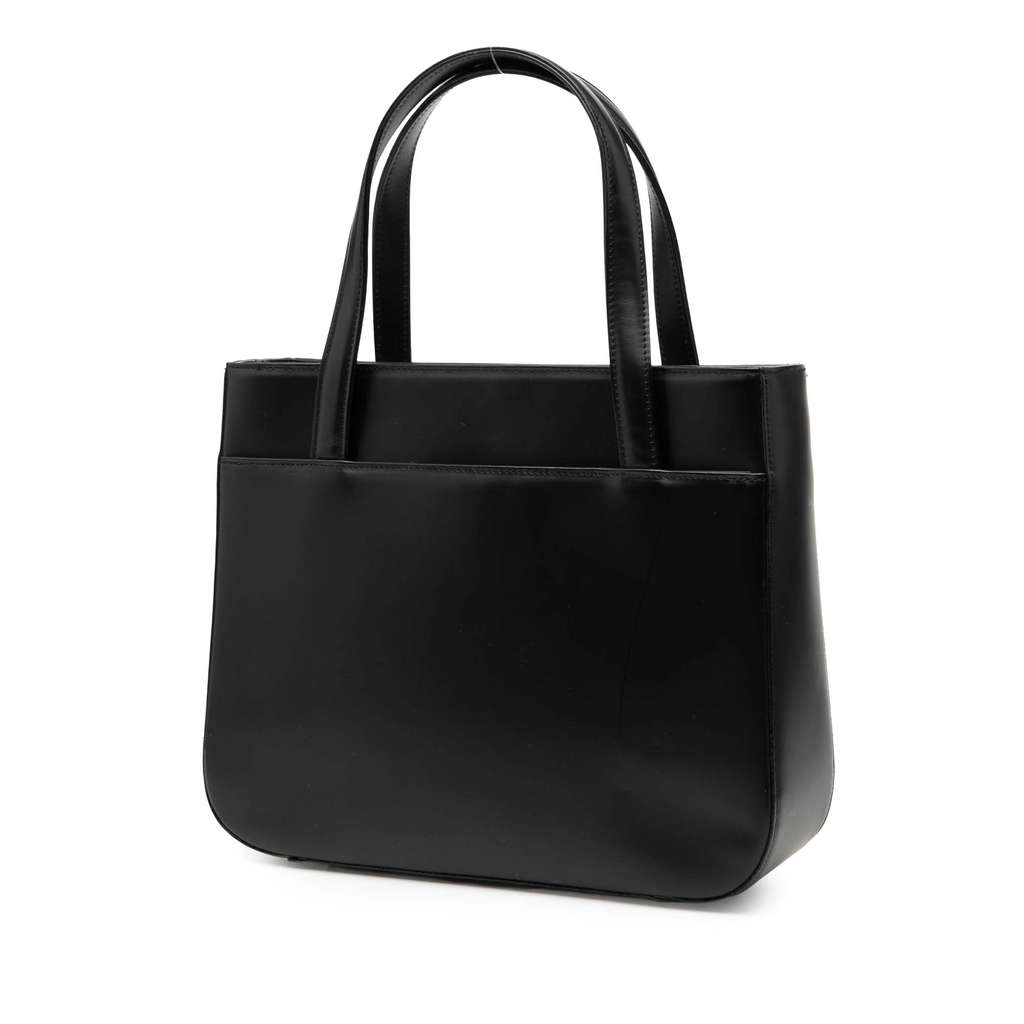 Burberry House Check Trimmed Leather Handbag - 2