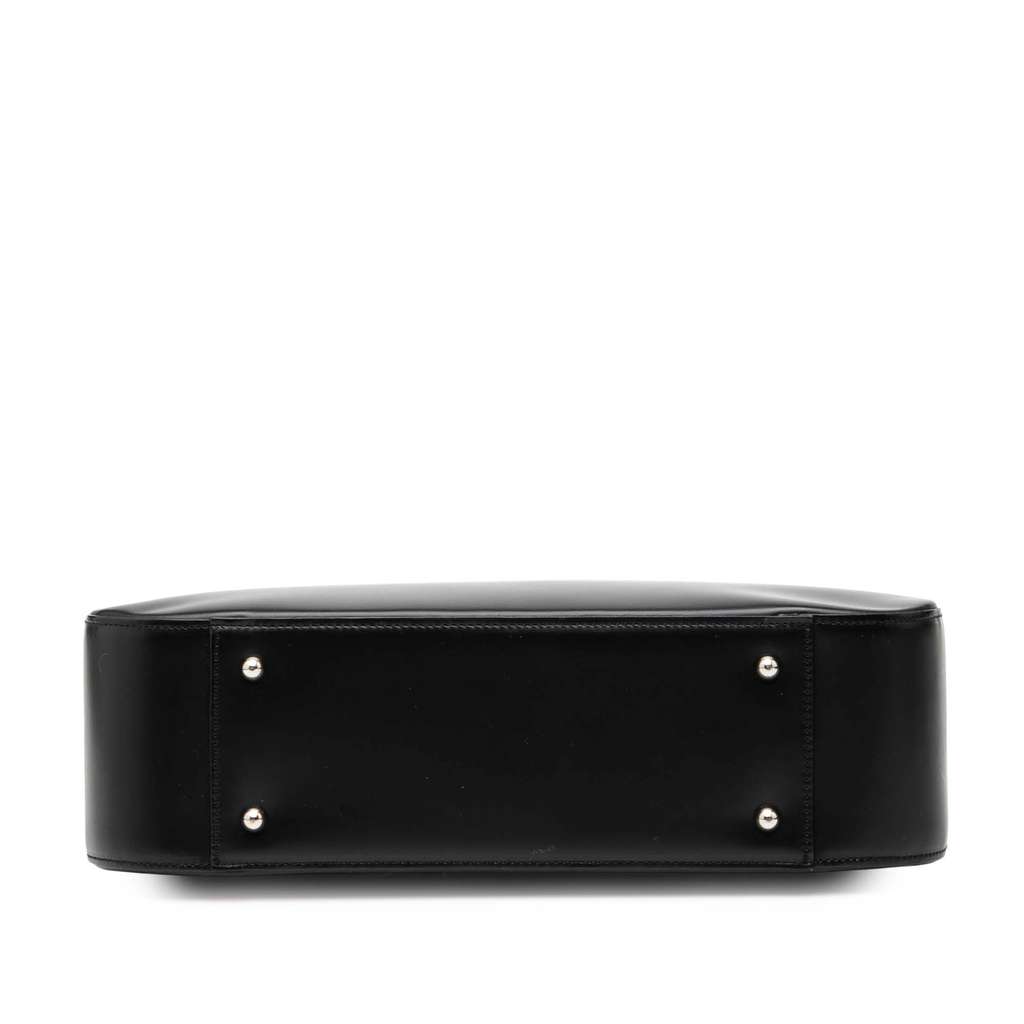 Burberry House Check Trimmed Leather Handbag - 3