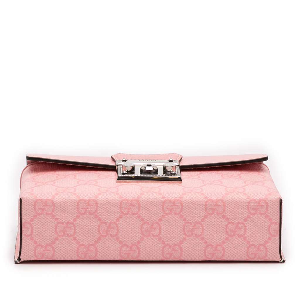 Gucci Mini GG Supreme Padlock Satchel - 3