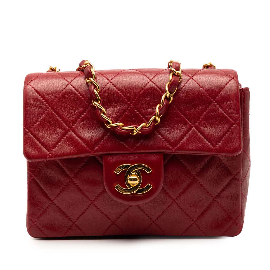 Chanel Mini Square Classic Lambskin Single Flap