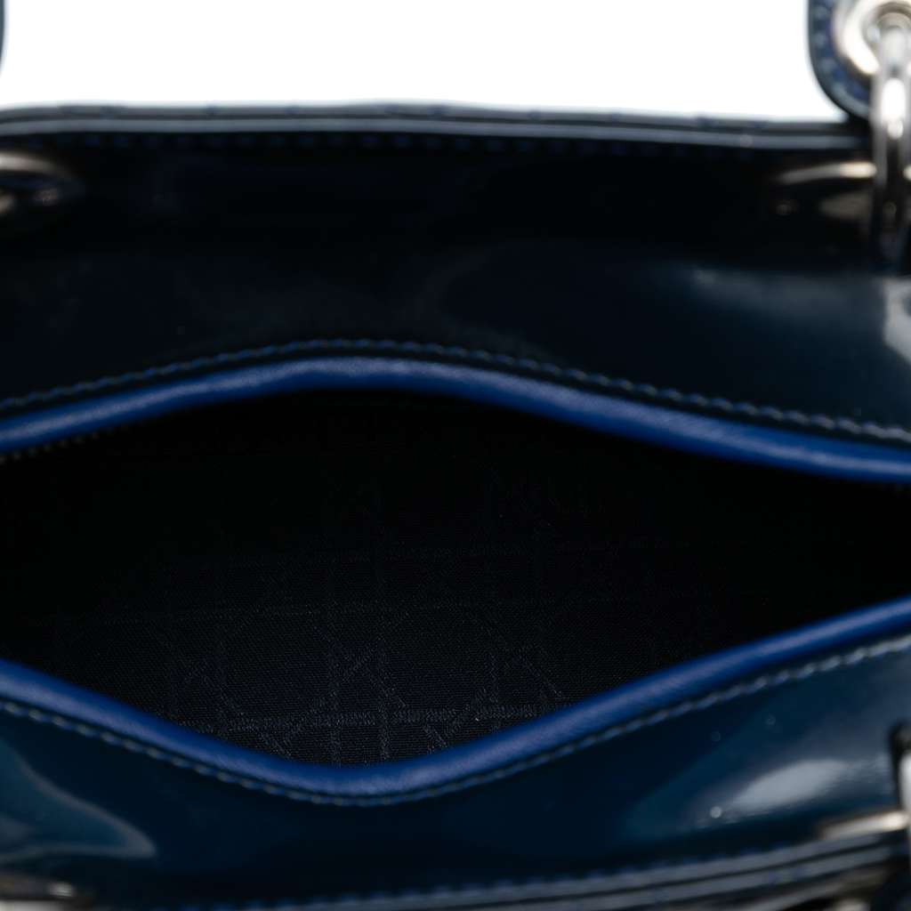 Dior Medium Patent Cannage Lady Dior - 4