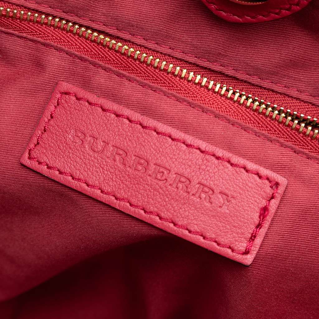 Burberry Small Haymarket Check Coated Canvas Canterbury Tote - 5