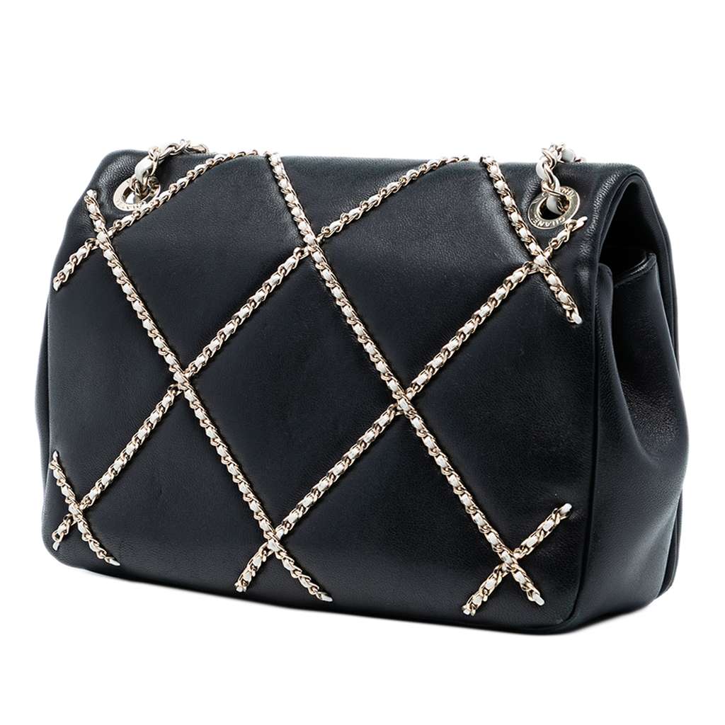 Chanel Small Lambskin Entwined Chain Flap - 2