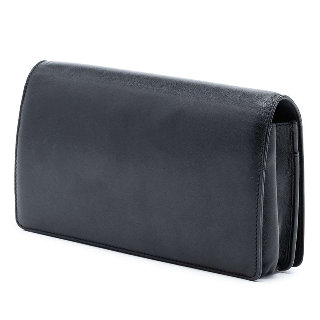 Chanel Studded Lambskin CC Wallet on Chain - 2