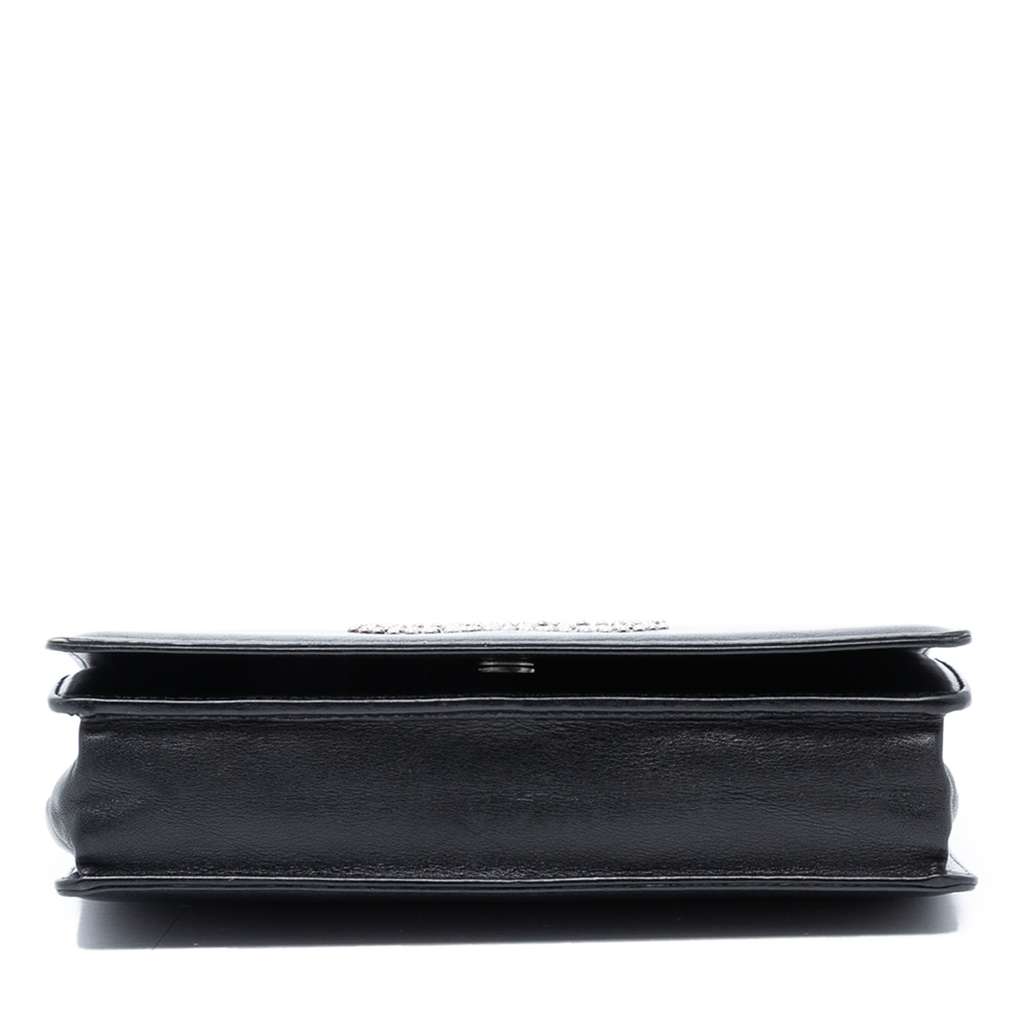 Chanel Studded Lambskin CC Wallet on Chain - 3