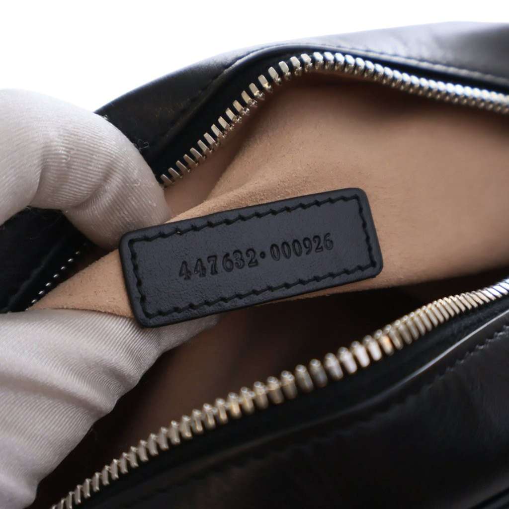 Gucci Small GG Marmont Matelasse Leather Aria Crossbody - 5