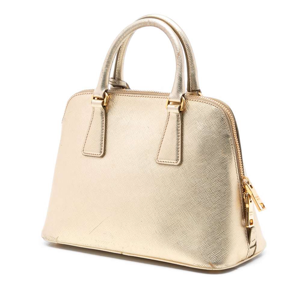 Prada Small Saffiano Lux Promenade Satchel - 2