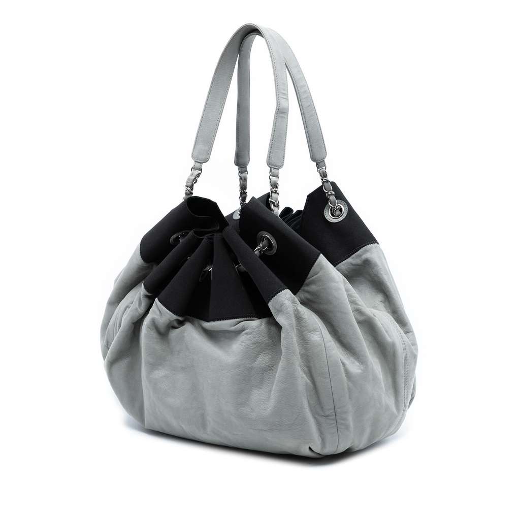 Chanel Lambskin Stretch Spirit Cabas Tote - 2
