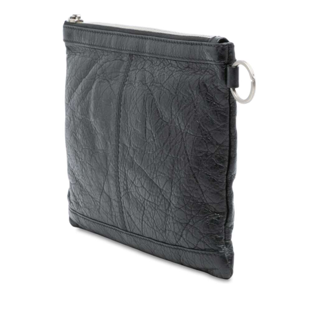 Balenciaga Lambskin Motocross Classic Clip S Clutch - 2