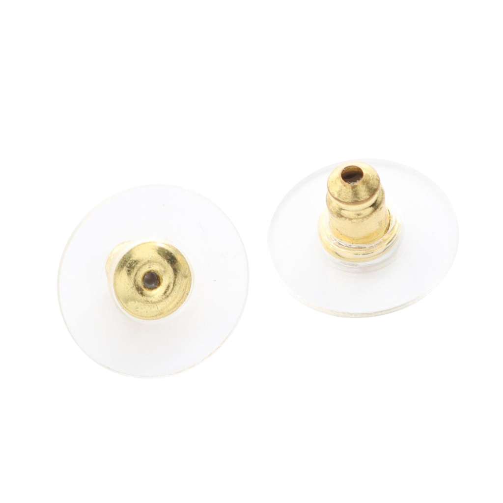 Chanel CC Resin and Gold Plated Push Back Earrings - 4