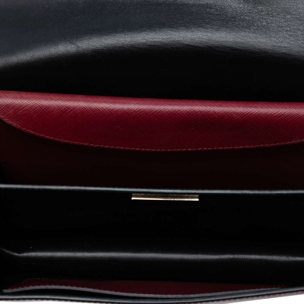 Prada Medium Saffiano Lux Sound Satchel - 4