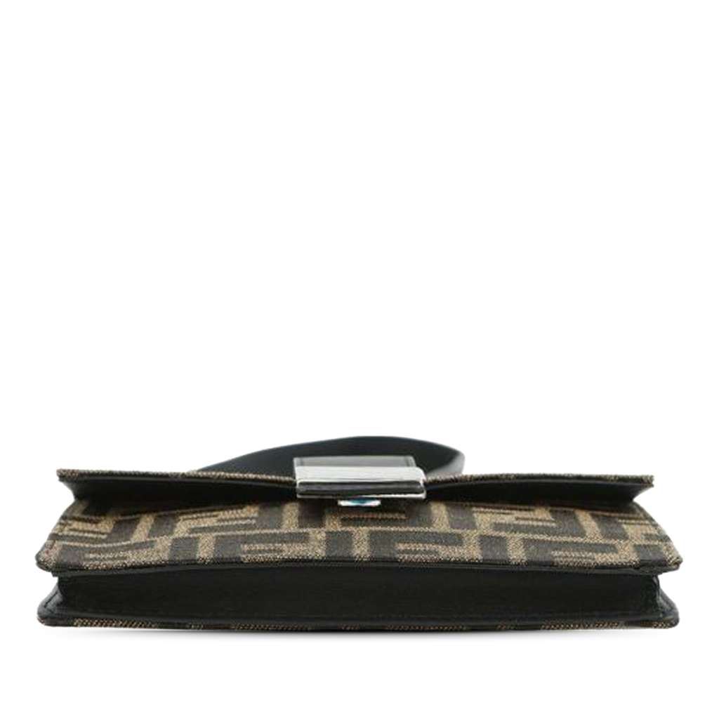 Fendi Zucca Canvas Convertible Baguette Pouch - 3