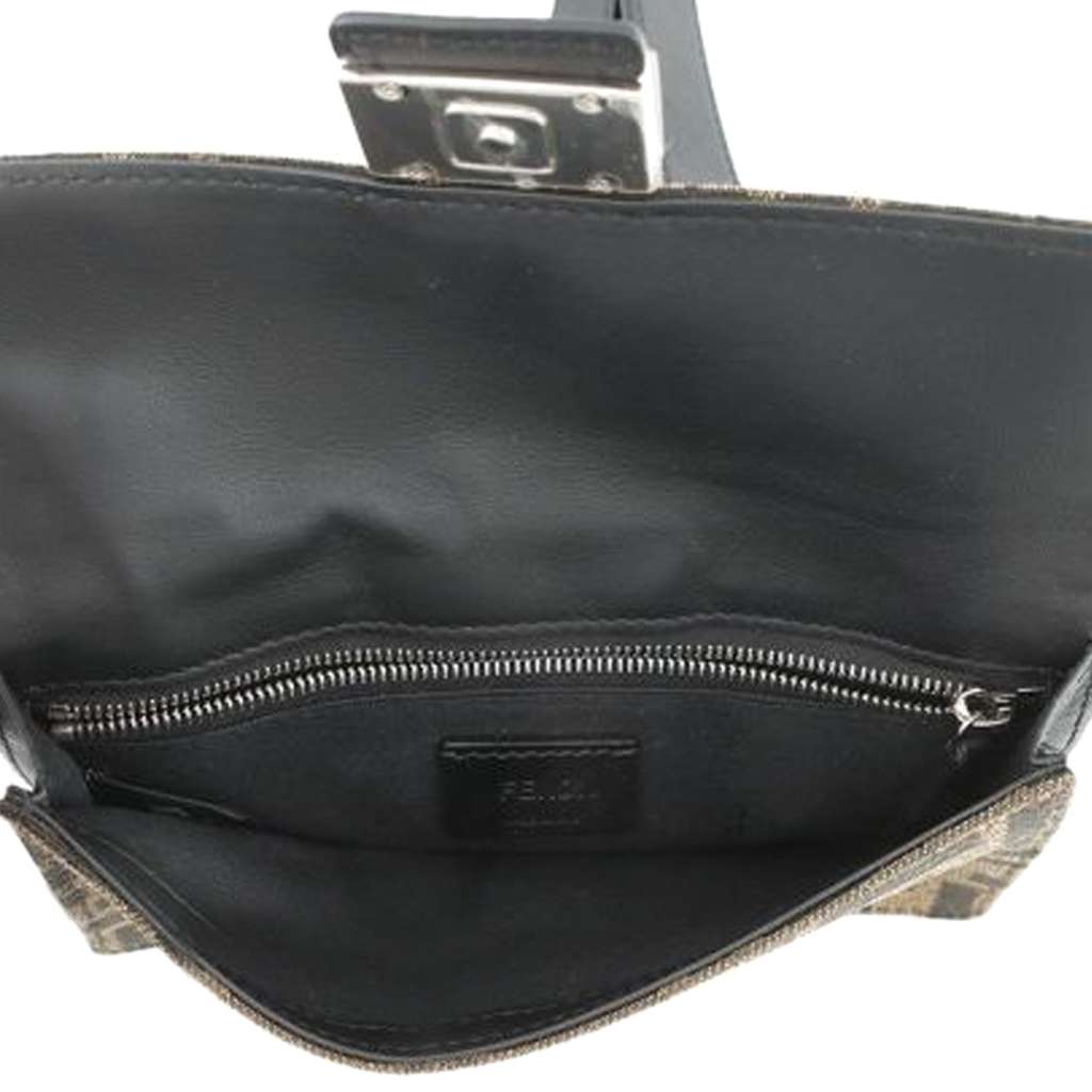 Fendi Zucca Canvas Convertible Baguette Pouch - 4