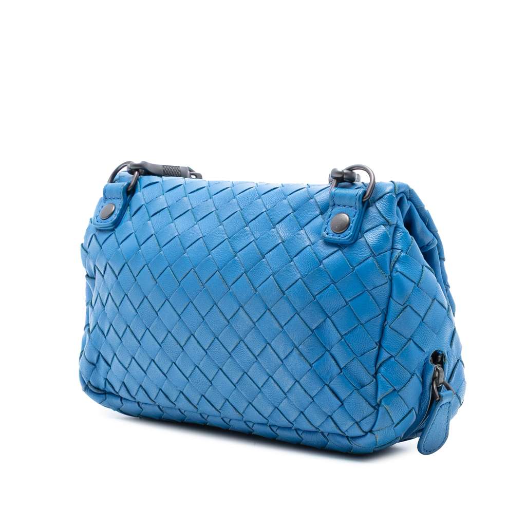 Bottega Veneta Mini Nappa Intrecciato Expandable Chain Flap Crossbody - 2