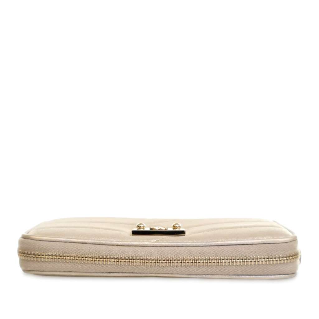 Chanel CC Lambskin Zip Wallet - 5