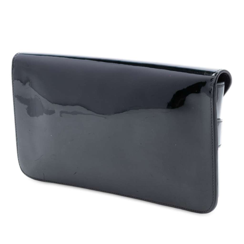 Gucci Patent Bright Bit Clutch - 2