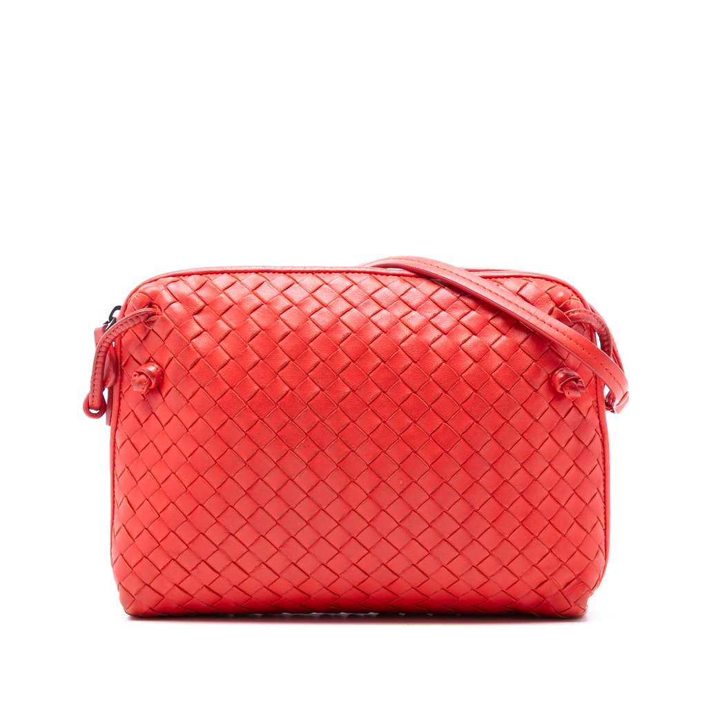 Bottega Veneta Nappa Intrecciato Nodini Crossbody