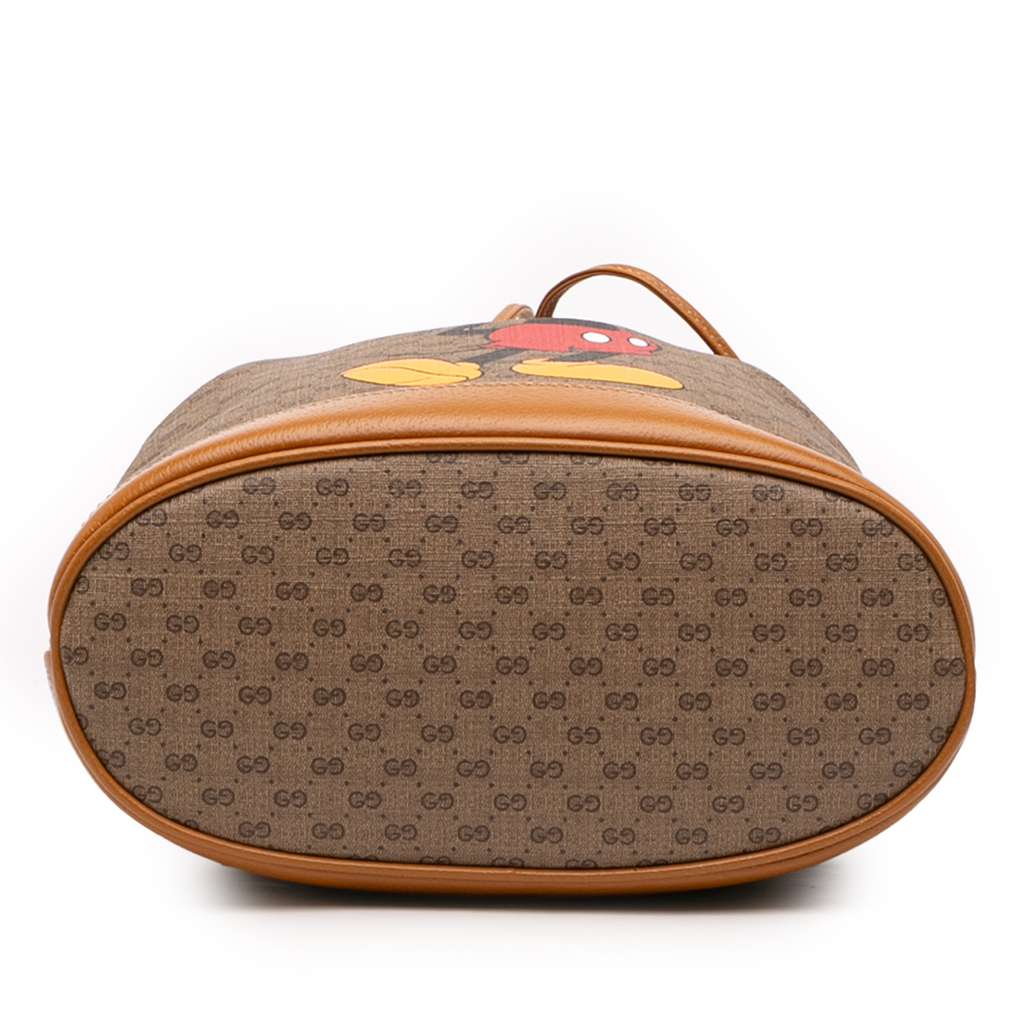 Gucci Micro GG Supreme Mickey Mouse Bucket Bag - 3