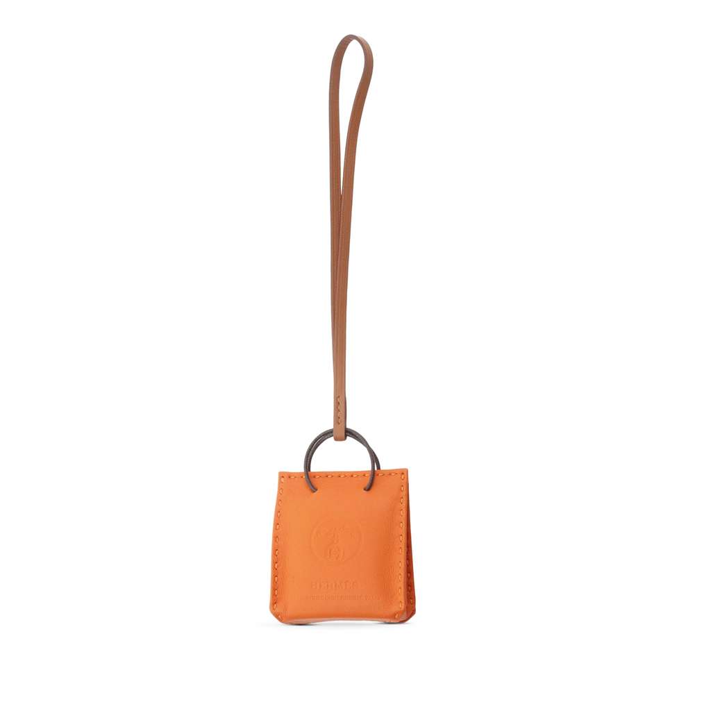 Hermès Milo Lambskin and Swift Shopping Bag Charm