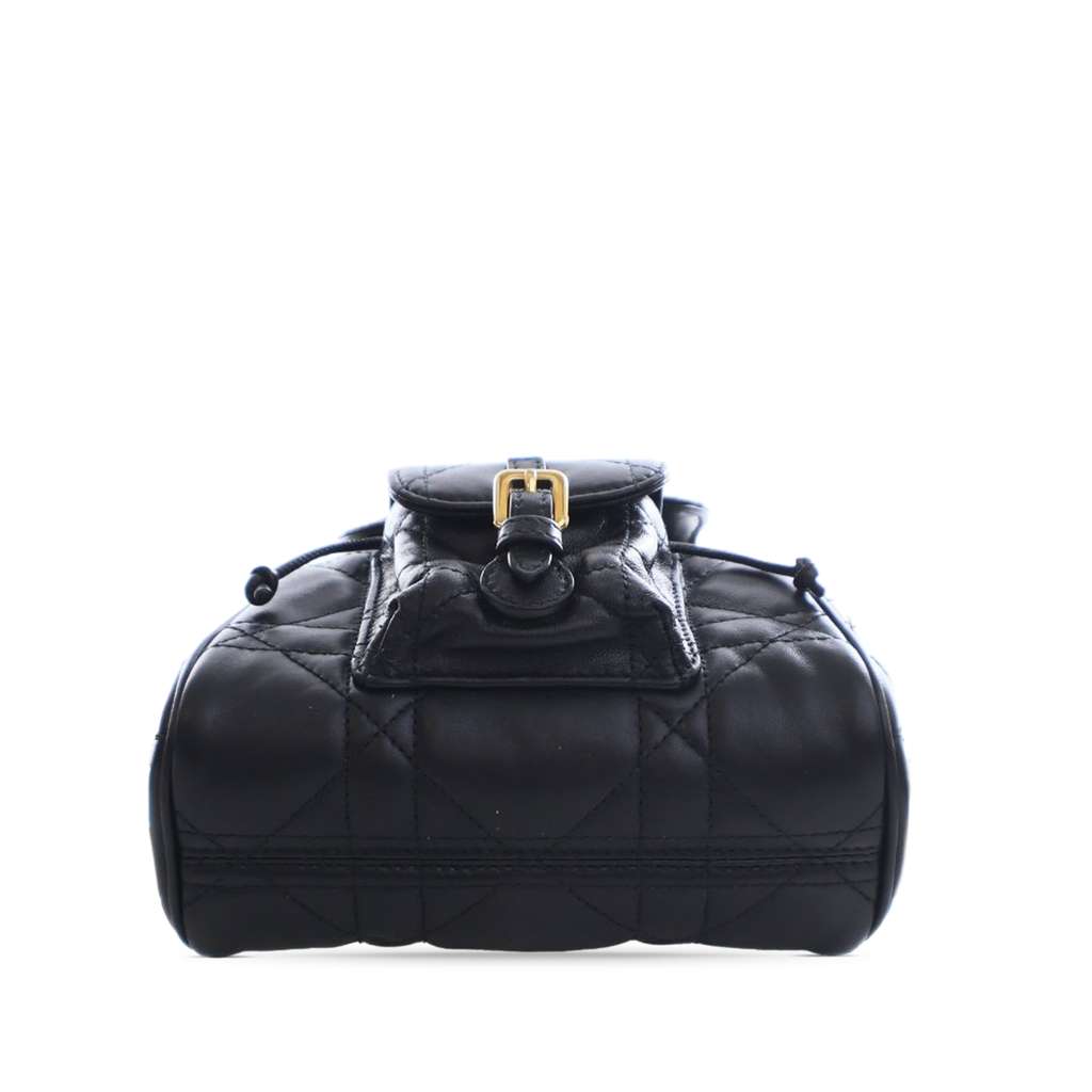 Dior Small Lambskin Macrocannage Caro Backpack - 3