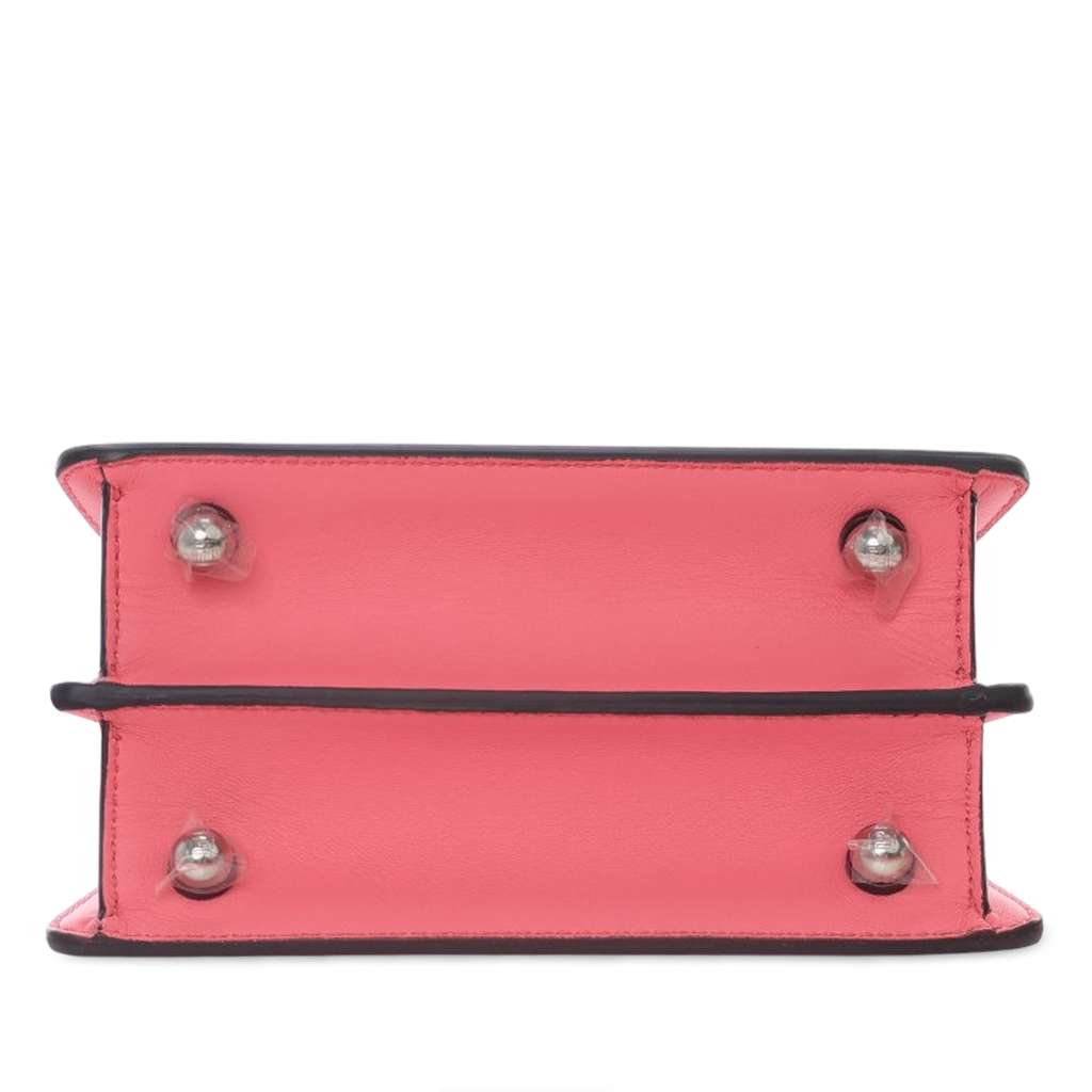 Fendi Petite Leather Peekaboo ISeeU Satchel - 4