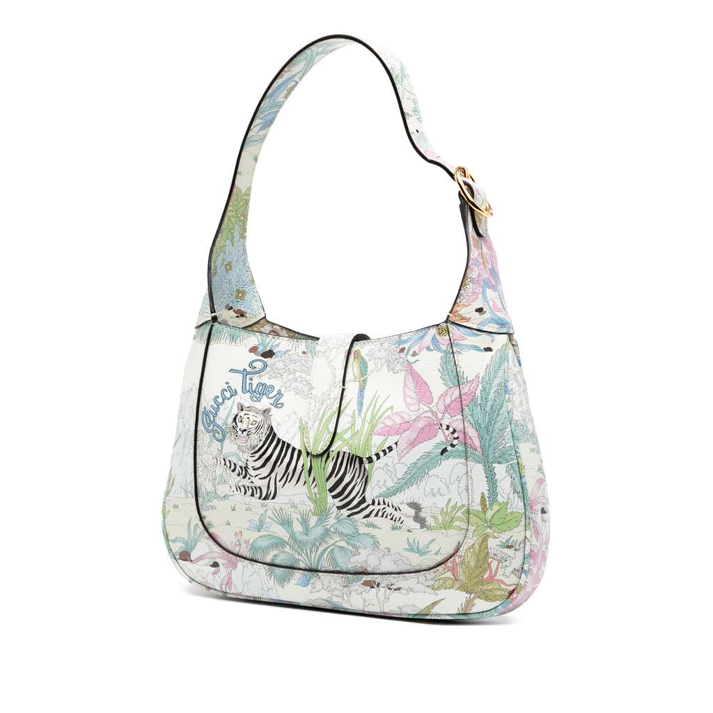 Gucci Small Calfskin Tiger Jackie 1961 Crossbody - 2