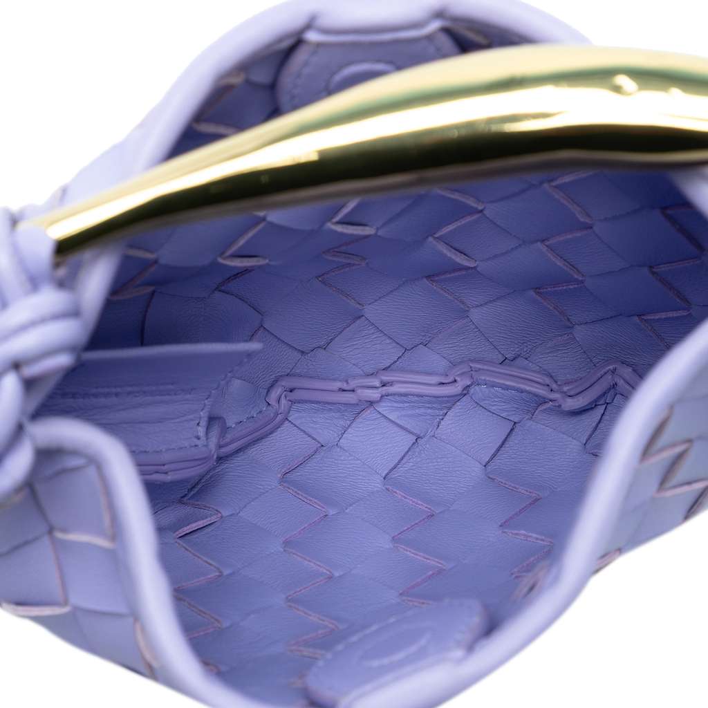 Bottega Veneta Baby Lambskin Intrecciato Sardine - 4