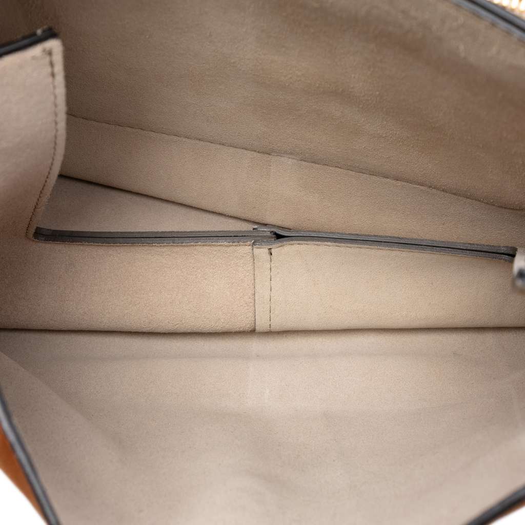 Chloé Medium Calfskin and Stitched Suede Faye Crossbody - 4