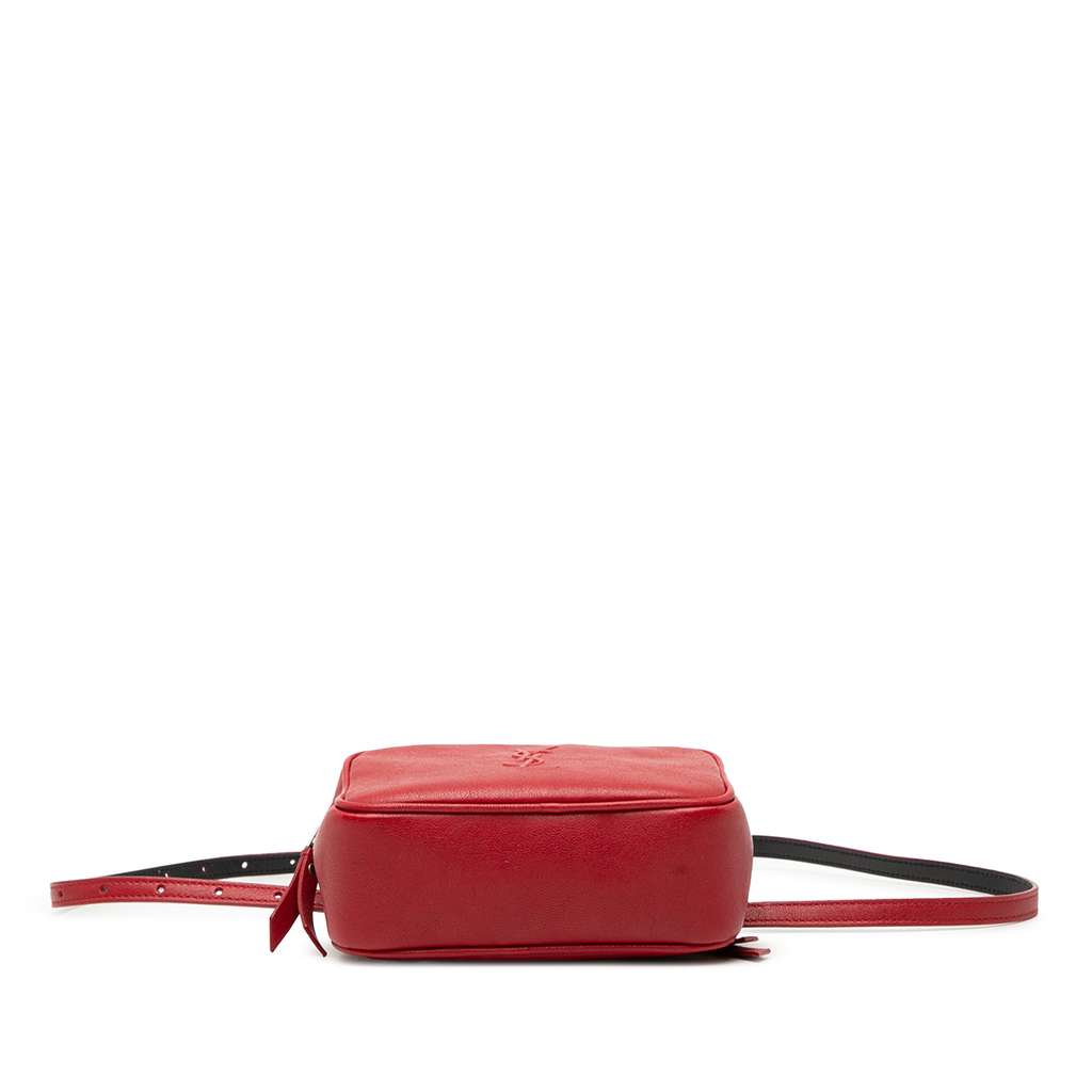 Saint Laurent Leather Monogram Lou Belt Bag - 3