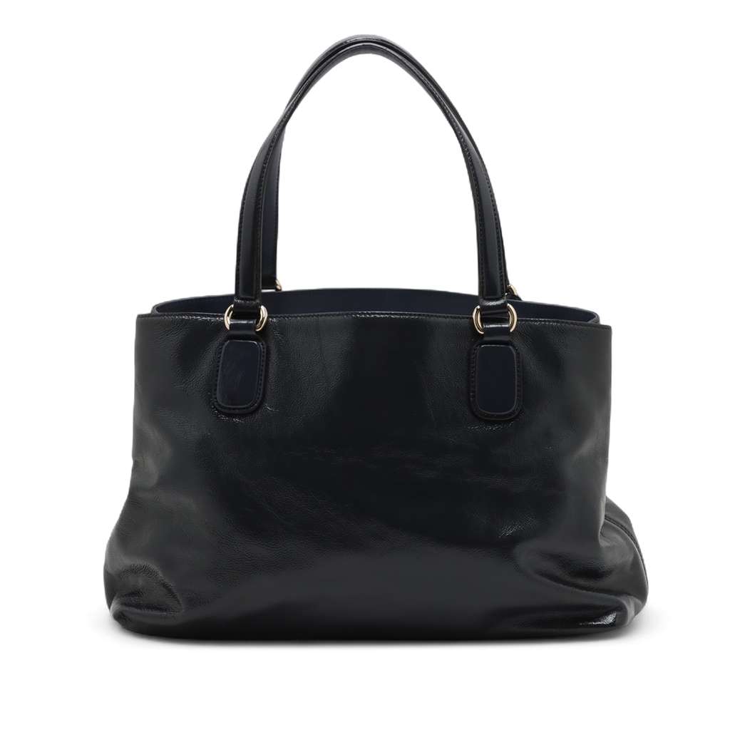 Gucci Medium Patent Soho Working Satchel - 2