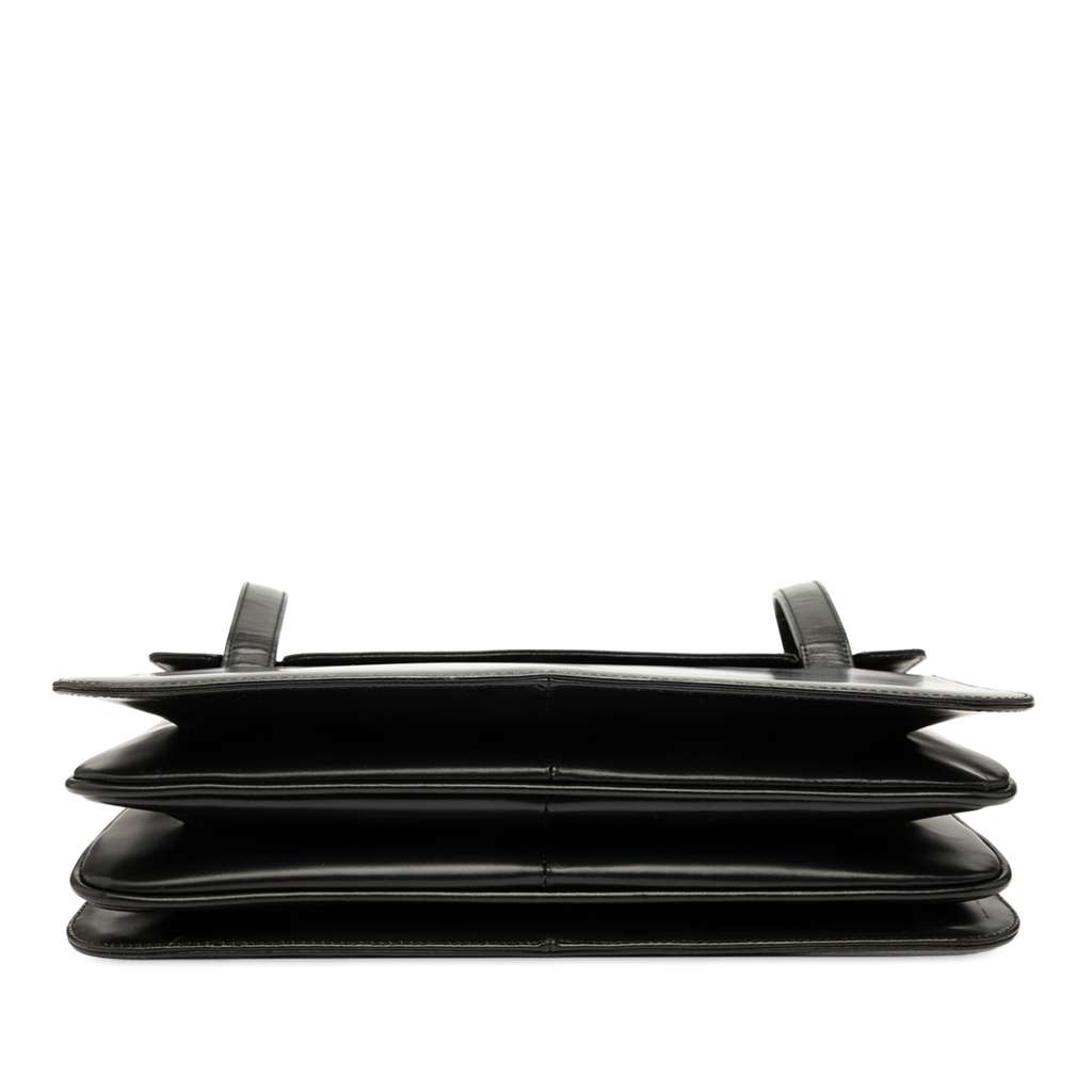 Burberry House Check Trimmed Leather Shoulder Bag - 3