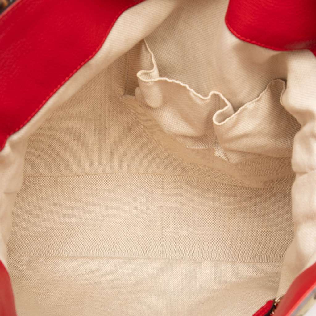 Gucci GG Canvas Bamboo Diana Satchel - 4