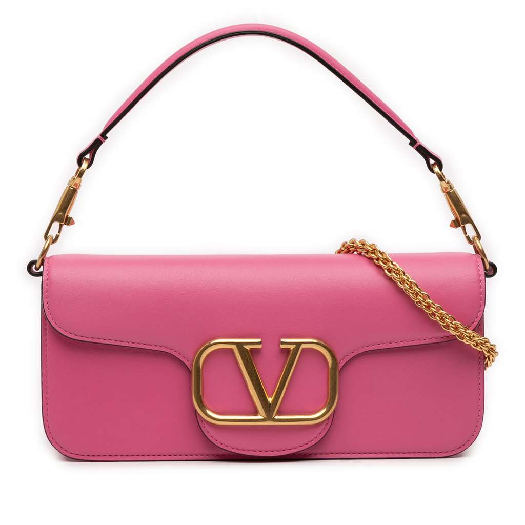Valentino Medium Calfskin VLogo Loco Satchel
