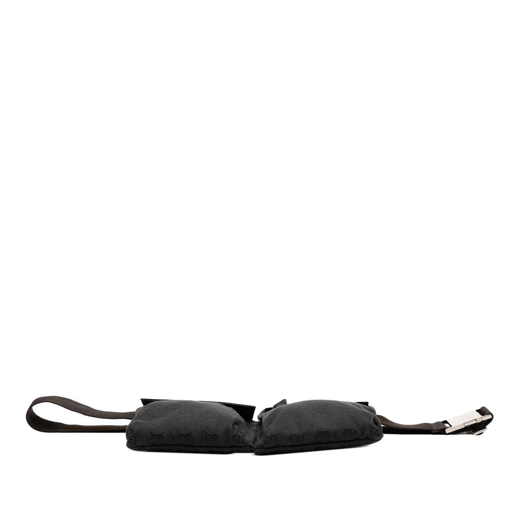 Gucci GG Canvas Double Pocket Belt Bag - 3