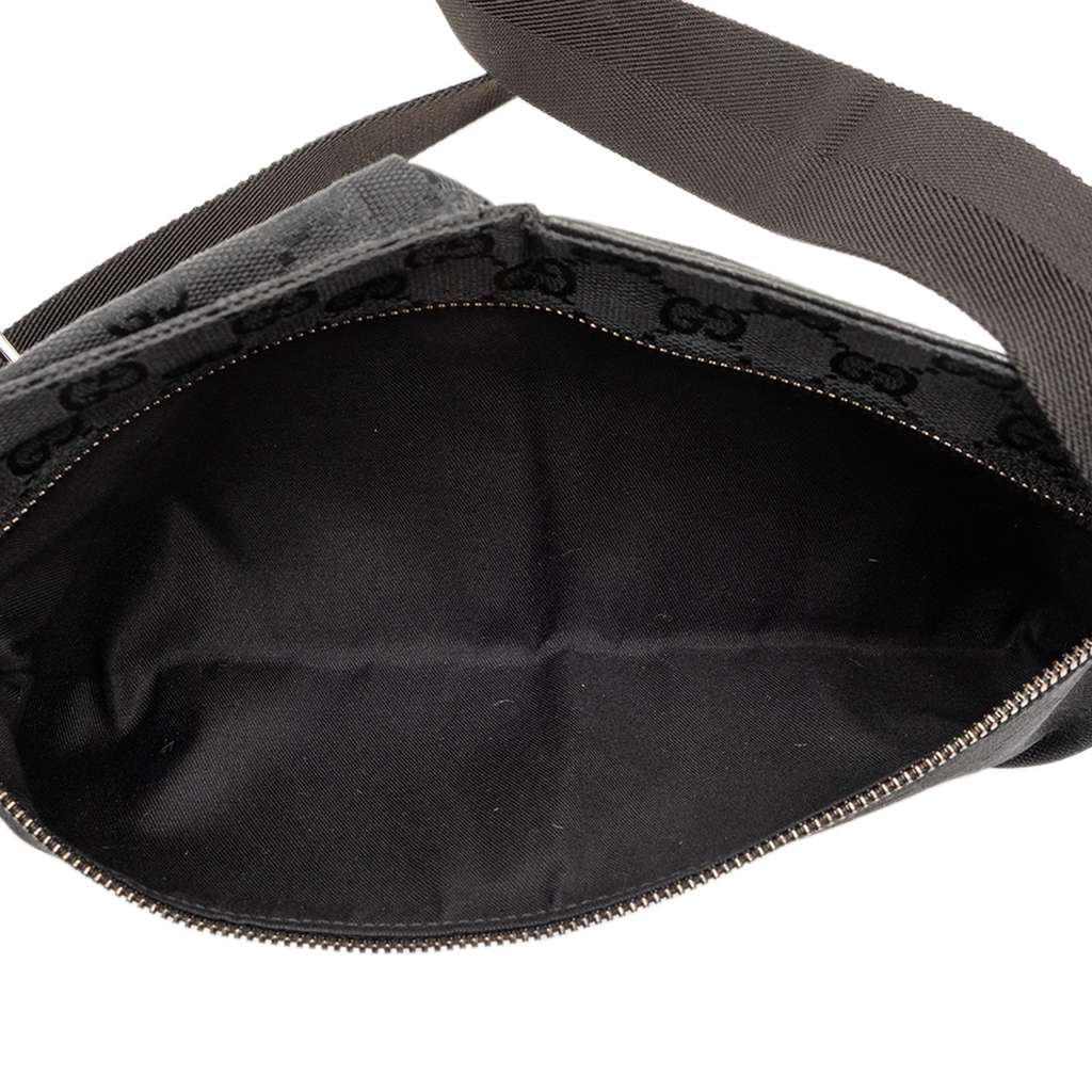 Gucci GG Canvas Double Pocket Belt Bag - 4