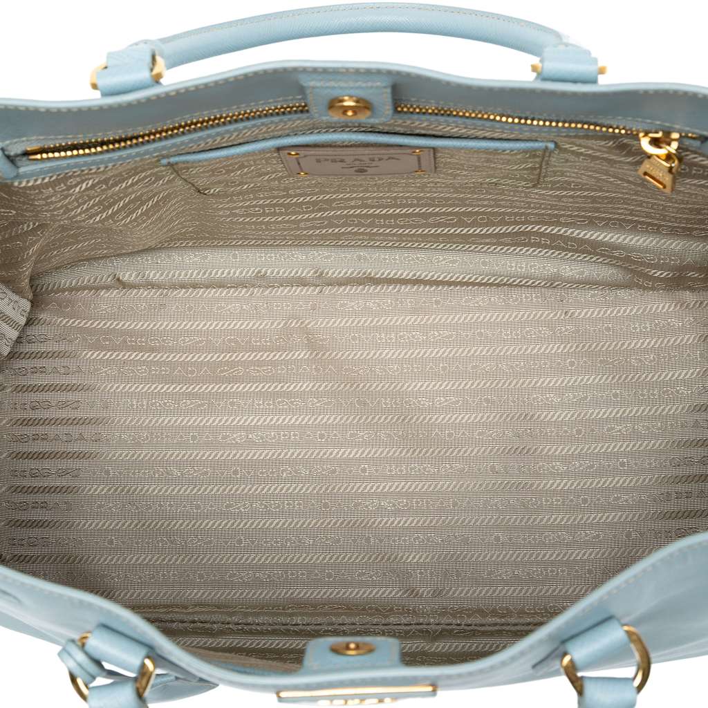 Prada Large Saffiano Lux Galleria Satchel - 4